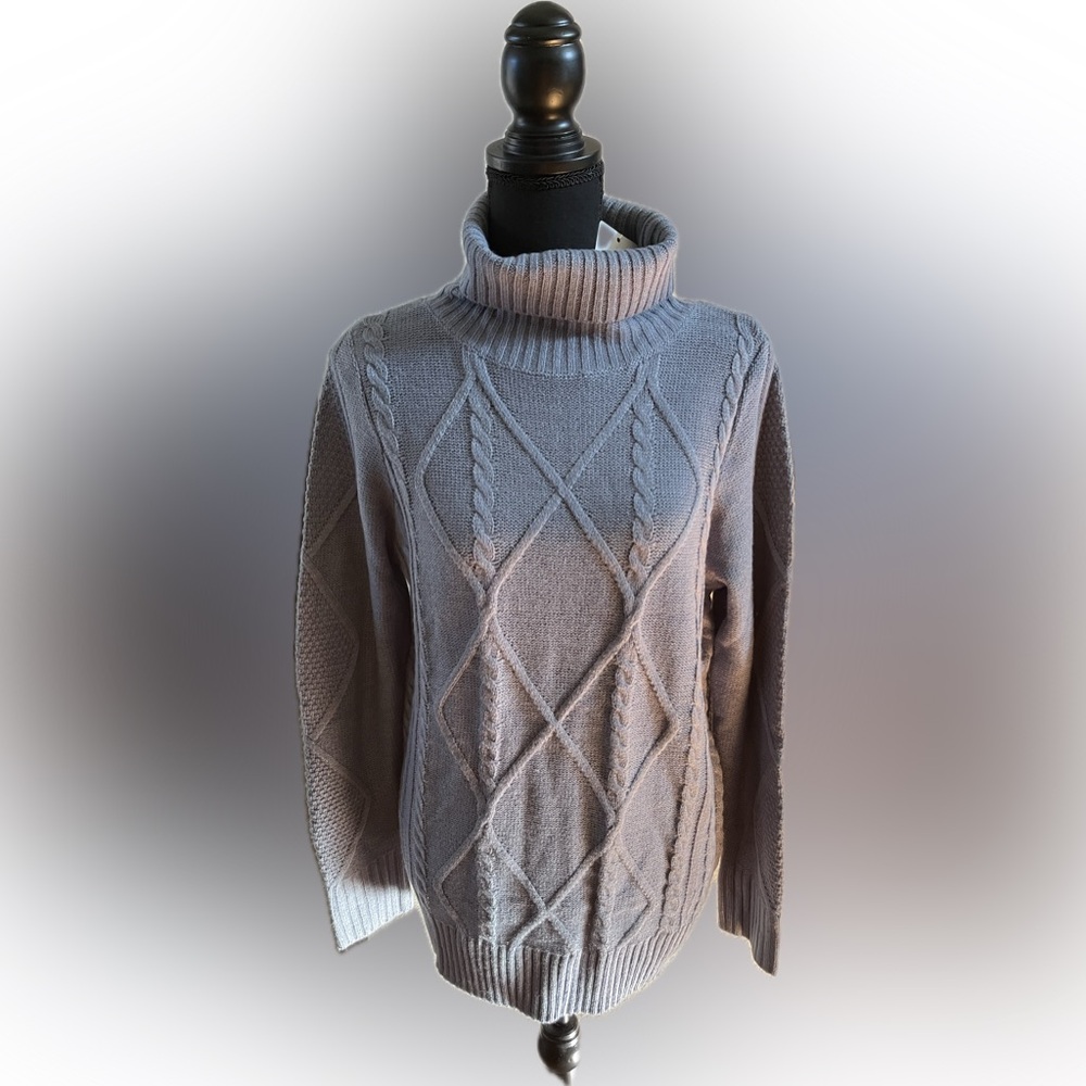 Turtleneck sweater gray Small NWT
